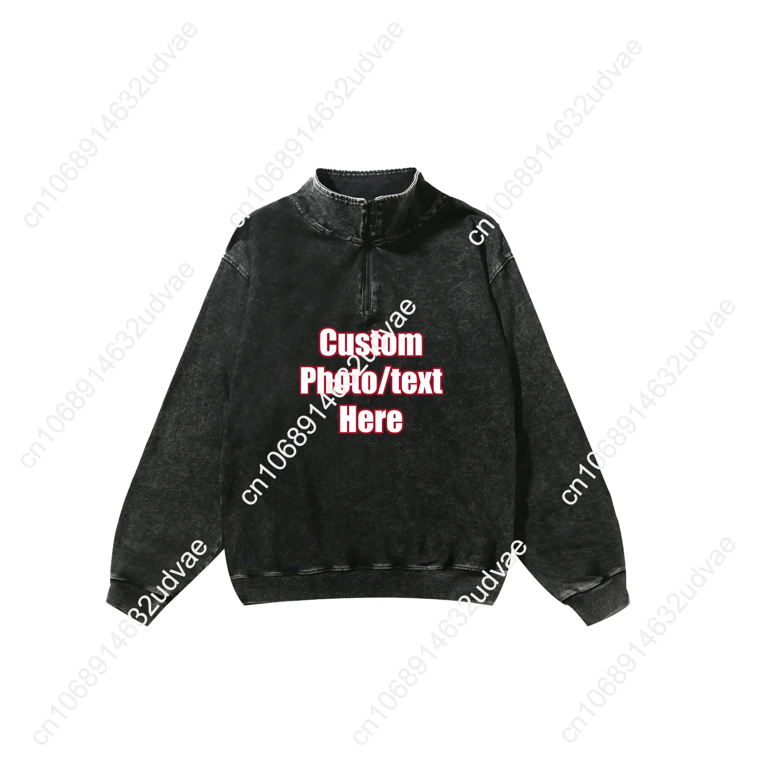 Roman Reigns Retro Sweatshirt Man Woman Teenager Vintage Pullover Half Zipper Sweat Shirt Photo Custom Made Tops Sleeved Tshirt