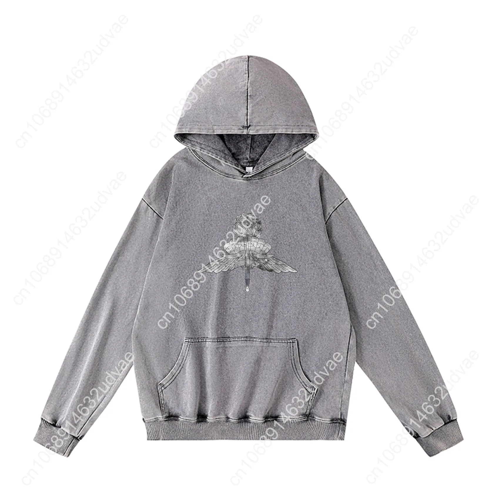 Master Military Freefall Parachutist Badge Hoodies Retro Hooded Sweatshirt Man Woman Teenager Vintage Pullover Customized Tops