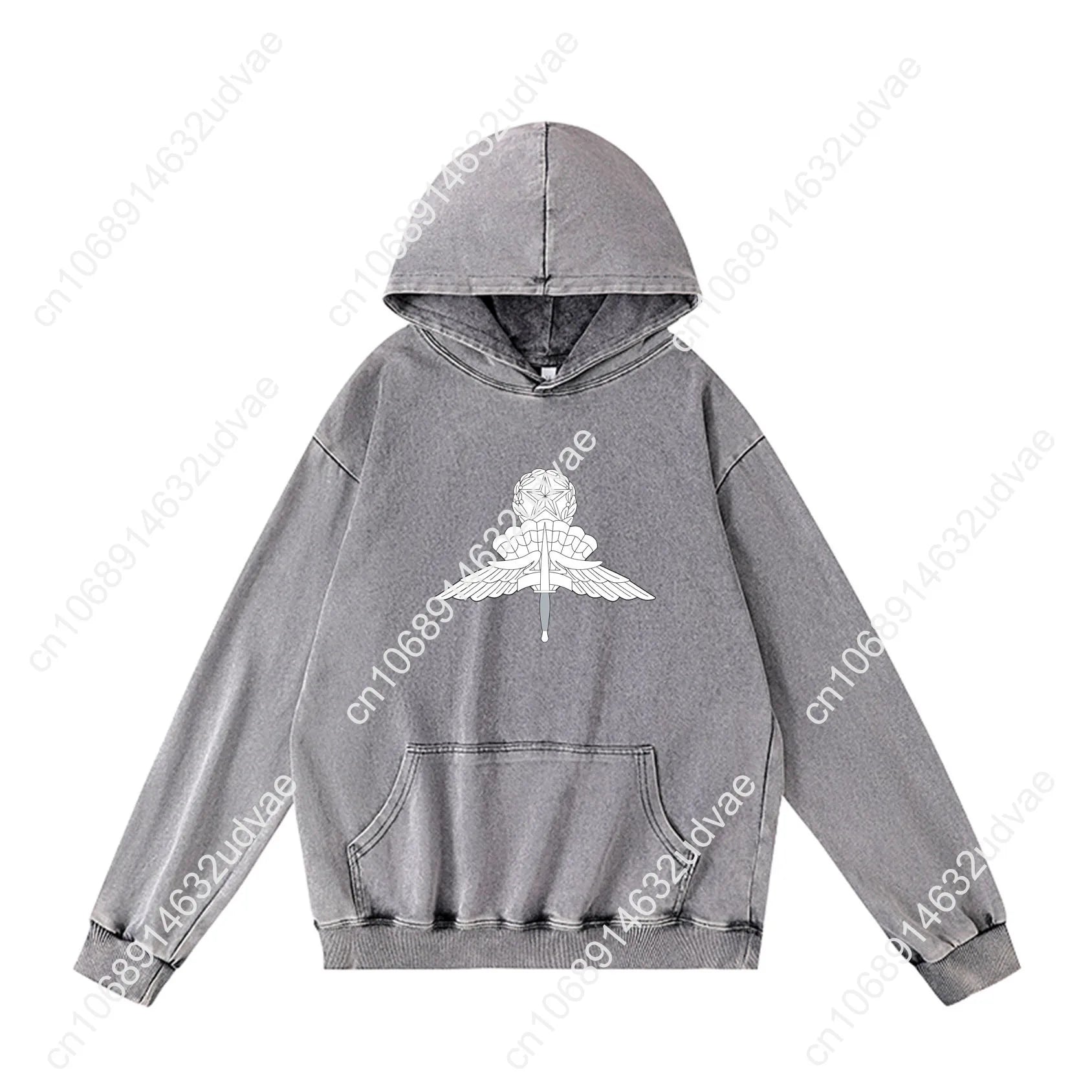 Master Military Freefall Parachutist Badge Hoodies Retro Hooded Sweatshirt Man Woman Teenager Vintage Pullover Customized Tops