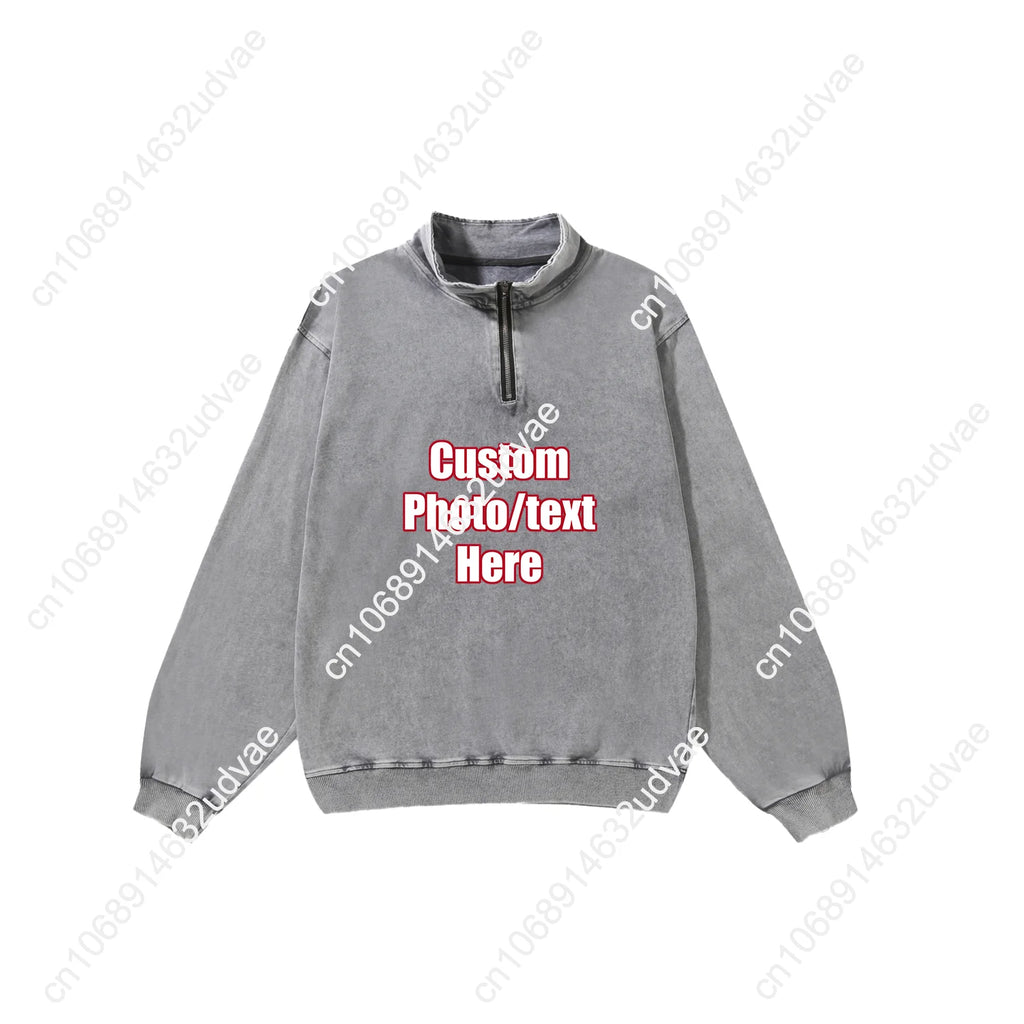 US Air Force Pararescue Retro Sweatshirt Man Woman Teenager Vintage Pullover Half Zipper Sweat Custom Made Tops Sleeved Tshirt