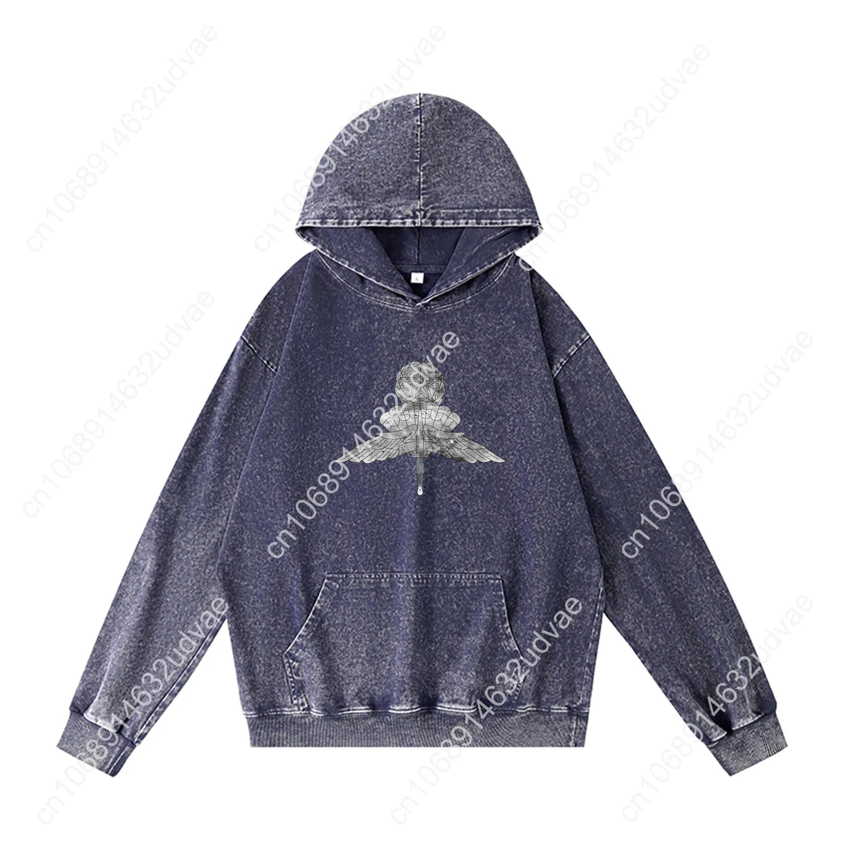 Master Military Freefall Parachutist Badge Hoodies Retro Hooded Sweatshirt Man Woman Teenager Vintage Pullover Customized Tops