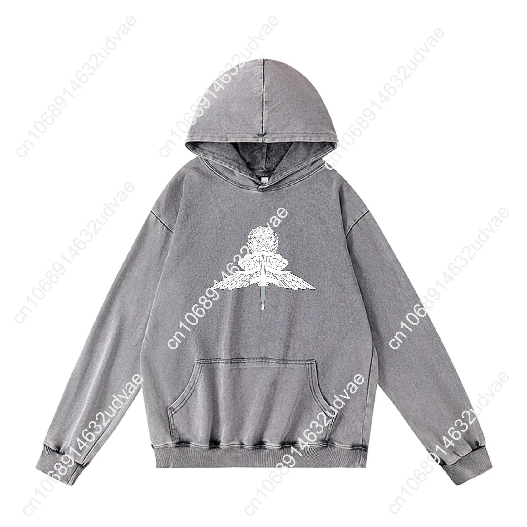 Master Military Freefall Parachutist Badge Hoodies Retro Hooded Sweatshirt Man Woman Teenager Vintage Pullover Customized Tops