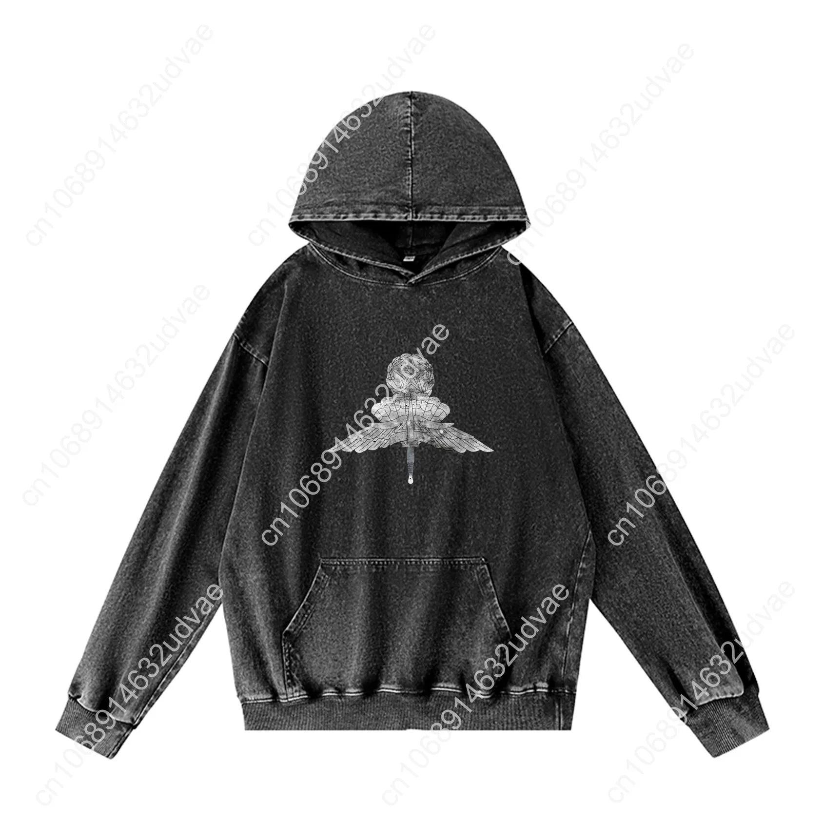 Master Military Freefall Parachutist Badge Hoodies Retro Hooded Sweatshirt Man Woman Teenager Vintage Pullover Customized Tops