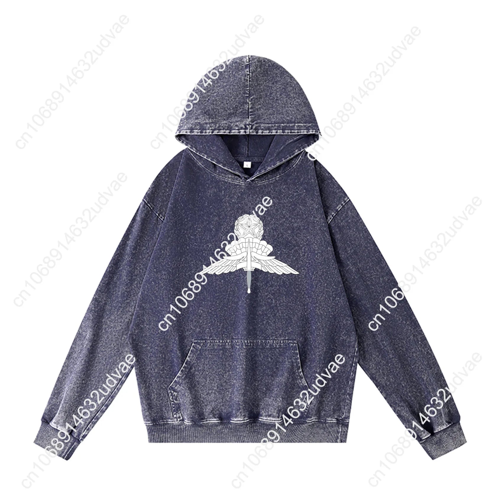 Master Military Freefall Parachutist Badge Hoodies Retro Hooded Sweatshirt Man Woman Teenager Vintage Pullover Customized Tops