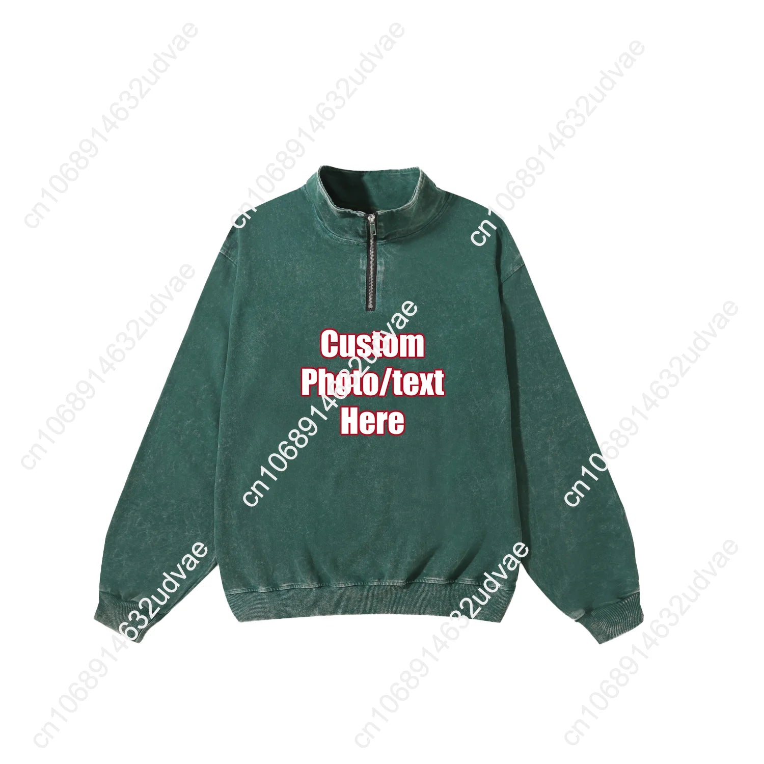 Roman Reigns Retro Sweatshirt Man Woman Teenager Vintage Pullover Half Zipper Sweat Shirt Photo Custom Made Tops Sleeved Tshirt